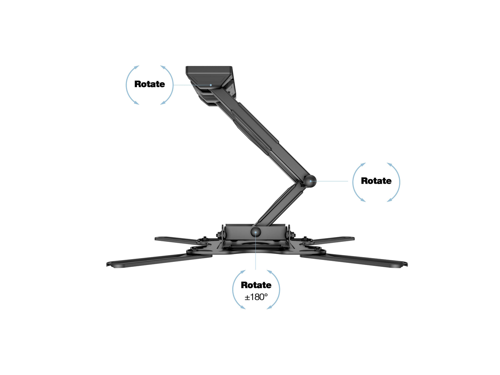 Multibrackets M VESA Flexarm Full Motion Wall Mount for 32"–55" Screens | 7350105210839