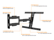 Multibrackets M VESA Flexarm Thin Full Motion Wall Mount for 32"–55" Screens | 7350022736184