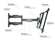 Multibrackets M VESA Flexarm Thin Large Full Motion Wall Mount for 37"–65" Screens | 7350105210143