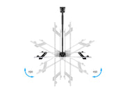 Multibrackets M VESA Flexarm Thin Large Full Motion Wall Mount for 37"–65" Screens | 7350105210143