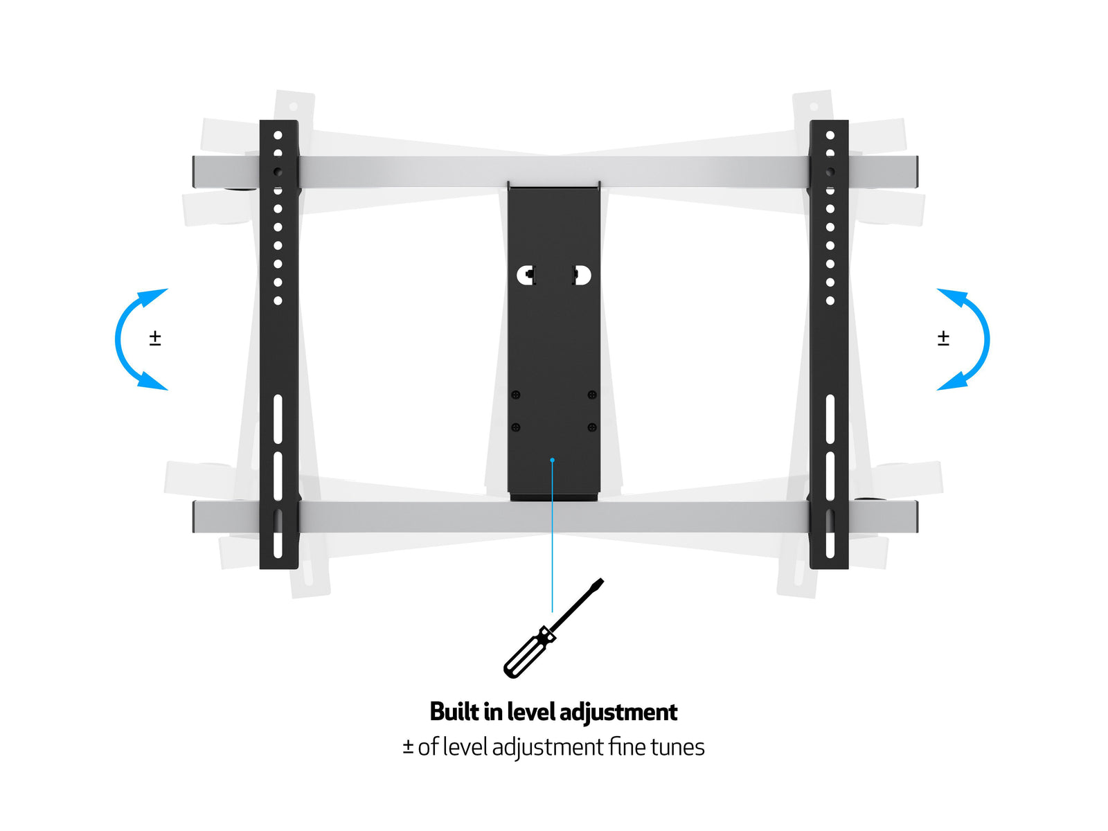 Multibrackets M VESA Flexarm Thin Large Full Motion Wall Mount for 37"–65" Screens | 7350105210143