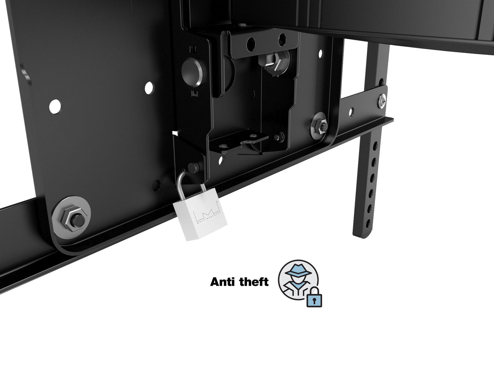 Multibrackets M VESA Flexarm Tilt & Turn III Wall Mount for 32"–50" Screens | 7350022734234