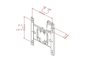 Multibrackets M VESA Flexarm Tilt & Turn Wall Mount for 15"–32" Screens | 7350022737303