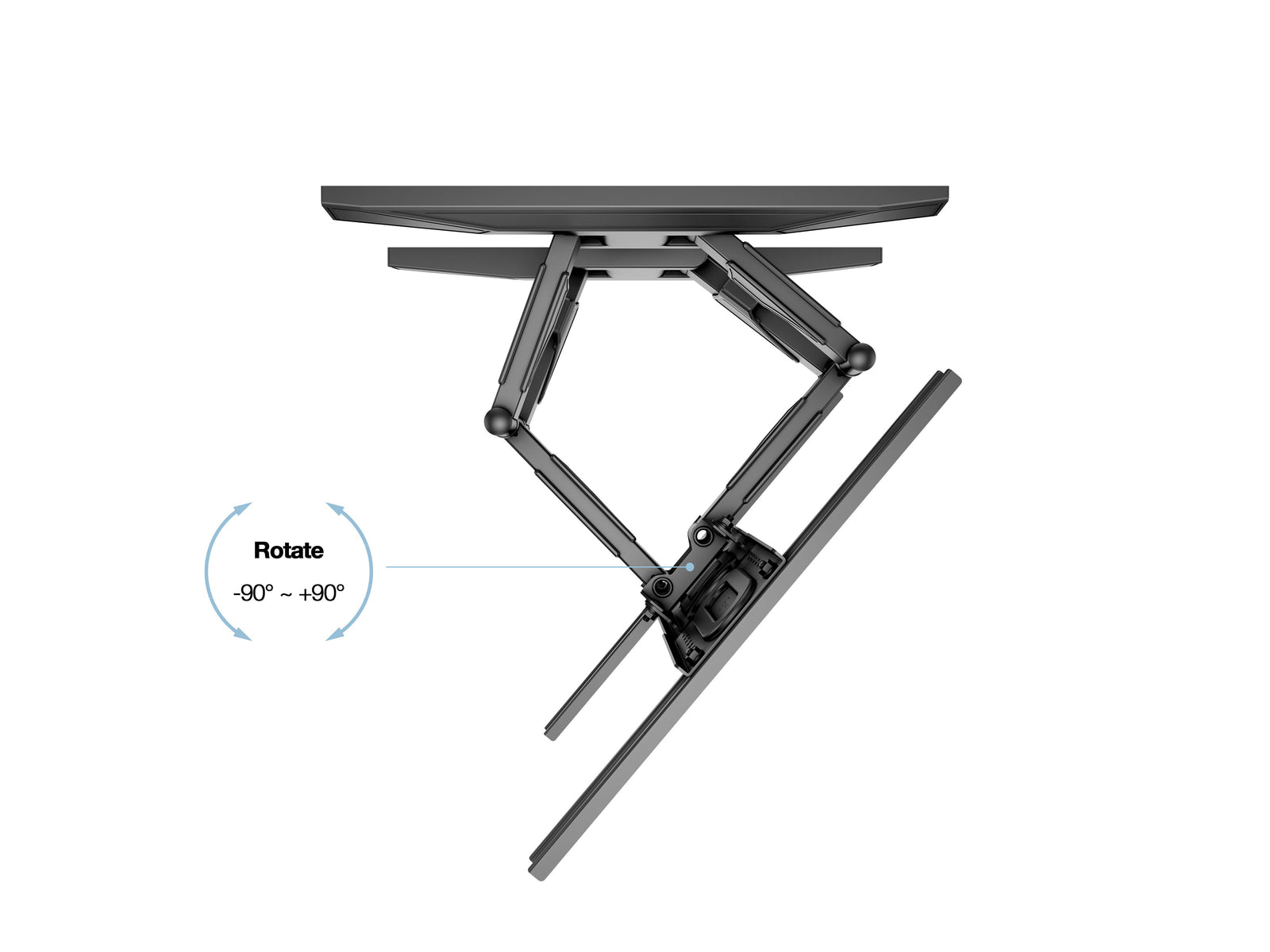 Multibrackets M VESA Flexarm XL Dual Full Motion Wall Mount for 40"–75" Screens | 7350105210402