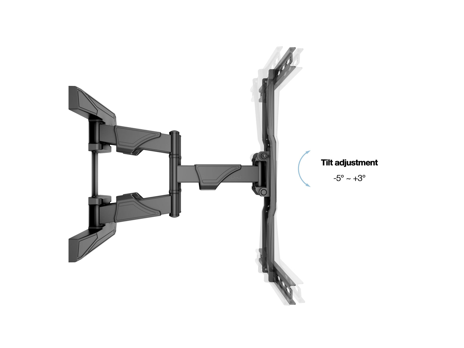 Multibrackets M VESA Flexarm XL Dual Full Motion Wall Mount for 40"–75" Screens | 7350105210402