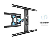 Multibrackets M VESA Flexarm XL Dual Full Motion Wall Mount for 40"–75" Screens | 7350105210402