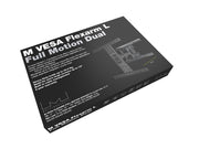 Multibrackets M VESA Flexarm XL Dual Full Motion Wall Mount for 40"–75" Screens | 7350105210402