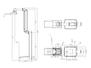 Multibrackets M VESA Full Motion Medical Wall Arm for 15"–27" Monitors | 7350073735570 Wall Mount Bracket Multibrackets