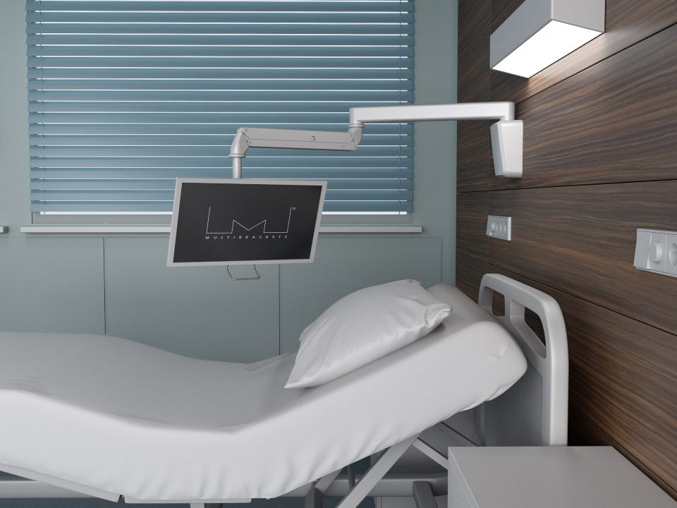 Multibrackets M VESA Full Motion Medical Wall Arm for 15"–27" Monitors | 7350073735570 Wall Mount Bracket Multibrackets