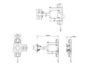 Multibrackets M VESA Full Motion Outdoor Wall Mount for 13"–42" Screens | 7350073737185 Wall Mount Bracket Multibrackets