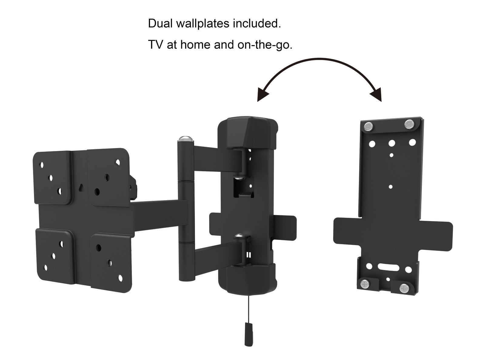 Multibrackets M VESA Full Motion Outdoor Wall Mount for 13"–42" Screens | 7350073737185 Wall Mount Bracket Multibrackets