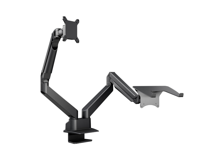 Multibrackets M VESA Gas Lift Arm Dual Monitor & Laptop Mount for 15"–32" Screens | 7350105211881 Monitor Arm Desk Mount Multibrackets