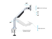 Multibrackets M VESA Gas Lift Arm Monitor Mount for 15"–34" Monitors | 7350022739376
