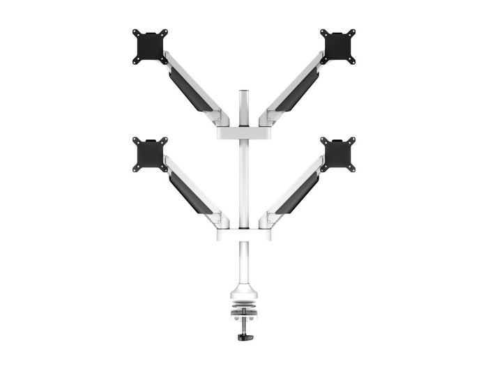 Multibrackets M VESA Gas Lift Arm Quad Monitor Mount for 15"–32" Monitors | 7350022737211 Monitor Arm Desk Mount Multibrackets