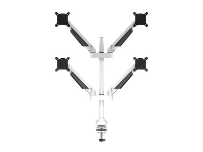 Multibrackets M VESA Gas Lift Arm Quad Monitor Mount for 15"–32" Monitors | 7350022737211 Monitor Arm Desk Mount Multibrackets