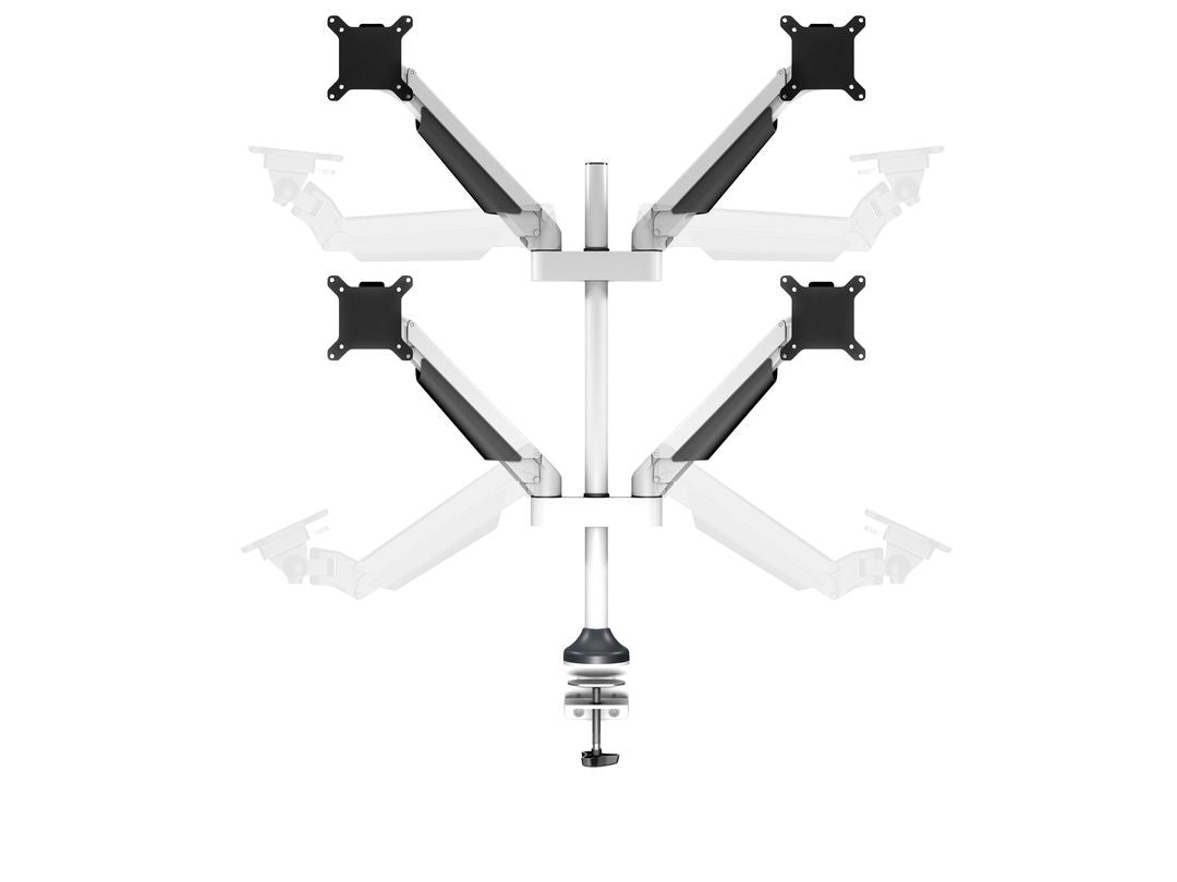 Multibrackets M VESA Gas Lift Arm Quad Monitor Mount for 15"–32" Monitors | 7350022737211