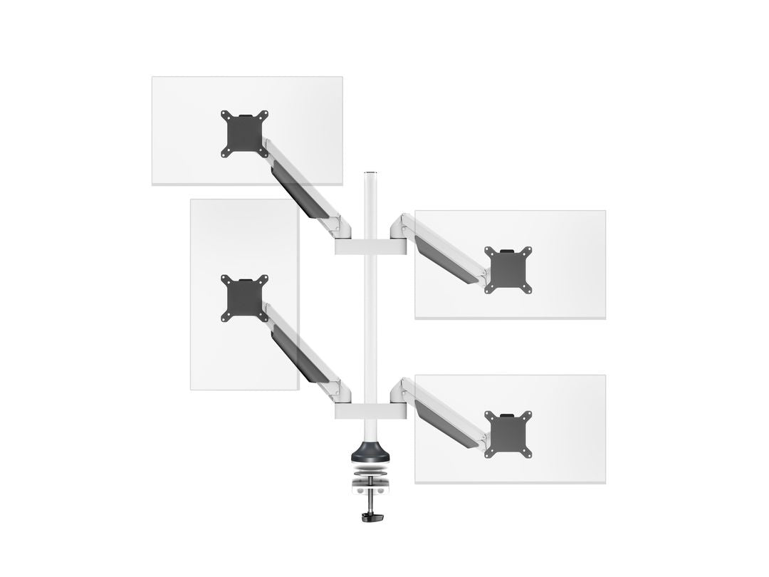 Multibrackets M VESA Gas Lift Arm Quad Monitor Mount for 15"–32" Monitors | 7350022737228