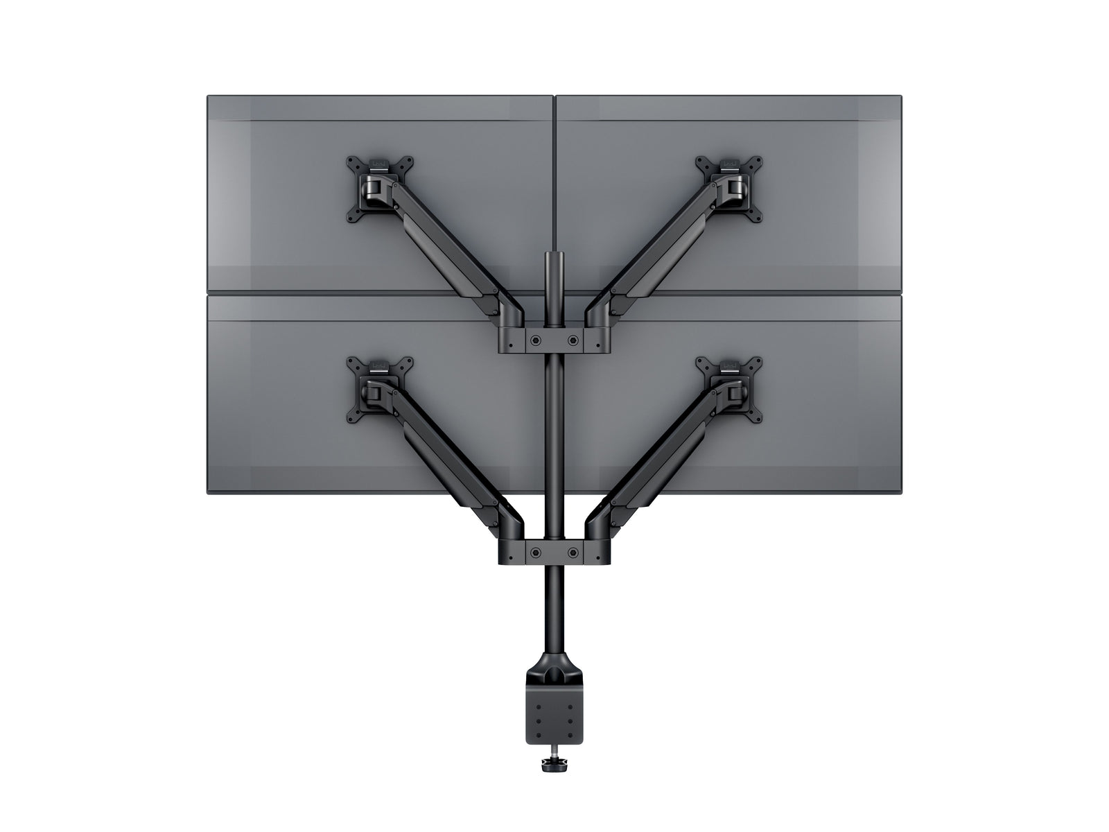 Multibrackets M VESA Gas Lift Arm Quad Monitor Mount for 15"–32" Monitors | 7350022737235