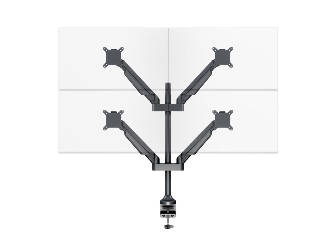 Multibrackets M VESA Gas Lift Arm Quad Monitor Mount for 15"–32" Monitors | 7350073732609