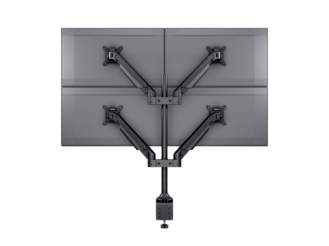 Multibrackets M VESA Gas Lift Arm Quad Monitor Mount for 15"–32" Monitors | 7350073732609