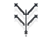Multibrackets M VESA Gas Lift Arm Quad Monitor Mount for 15"–32" Monitors | 7350073732609