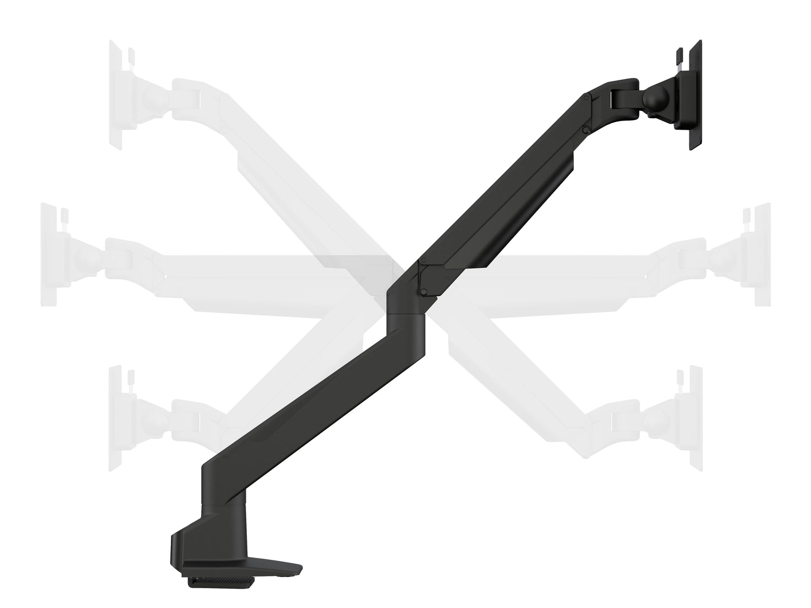 Multibrackets M VESA Gas Lift Arm Single HD Monitor Mount for 15"–34" Monitors | 7350073732449