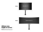 Multibrackets M VESA Gas Lift Arm Single Monitor Mount with Handle for 15"–34" Monitors | 7350105212611