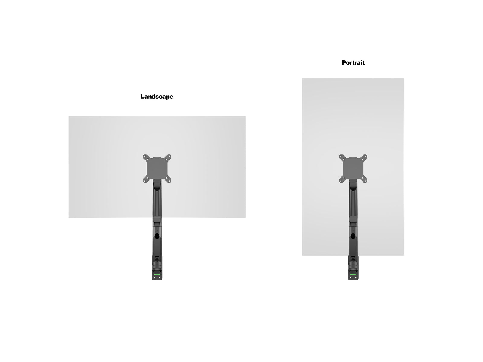 Multibrackets M VESA Gas Lift Arm Single Wall Monitor Mount for 15"–34" Monitors | 7350105211010