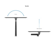 Multibrackets M VESA Gas Lift Arm Single Wall Monitor Mount for 15"–34" Monitors | 7350105211010