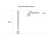 Multibrackets M VESA Gas Lift Arm Single Wall Monitor Mount for 15"–34" Monitors | 7350105211027