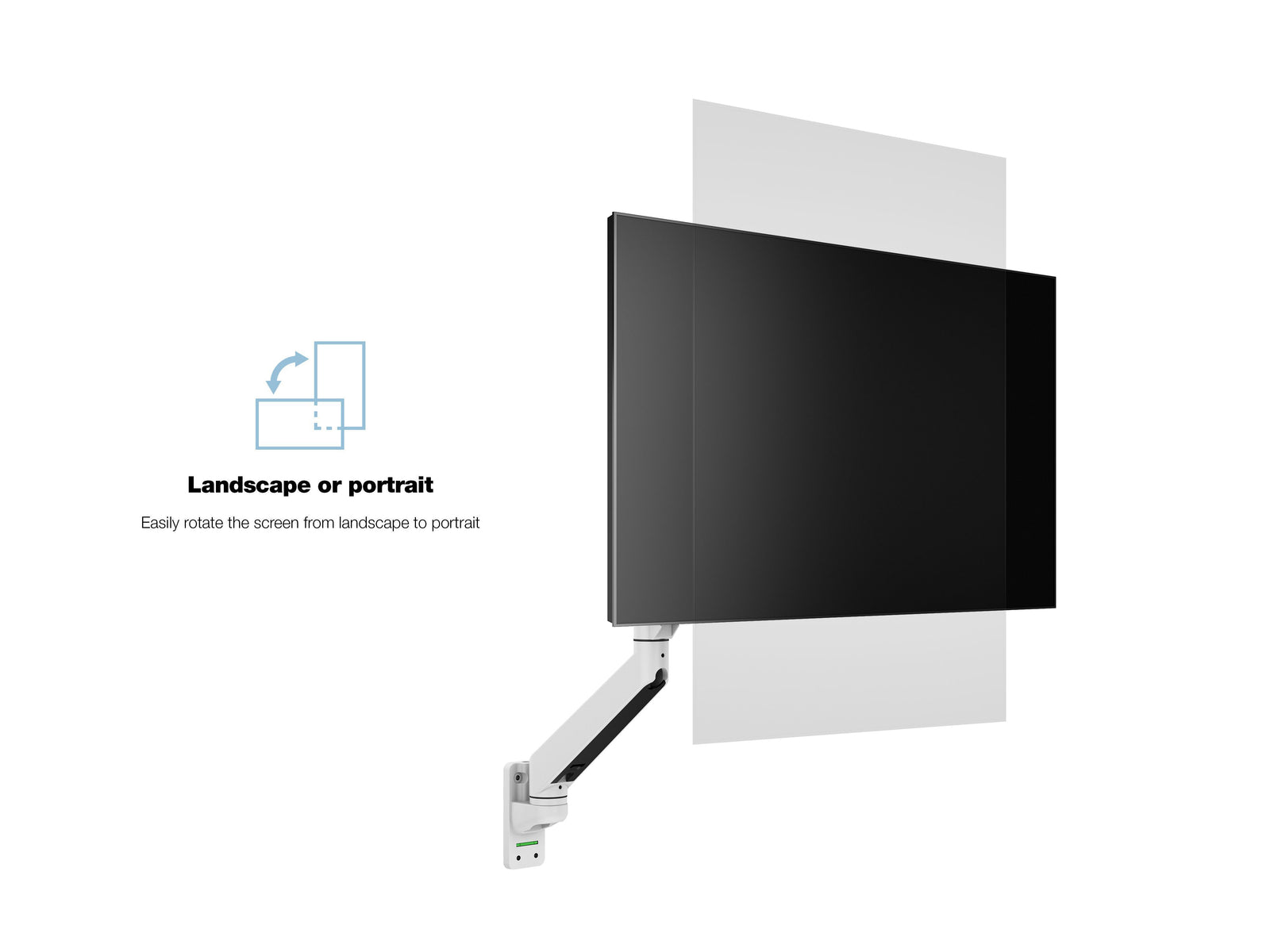 Multibrackets M VESA Gas Lift Arm Single Wall Monitor Mount for 15"–34" Monitors | 7350105211034