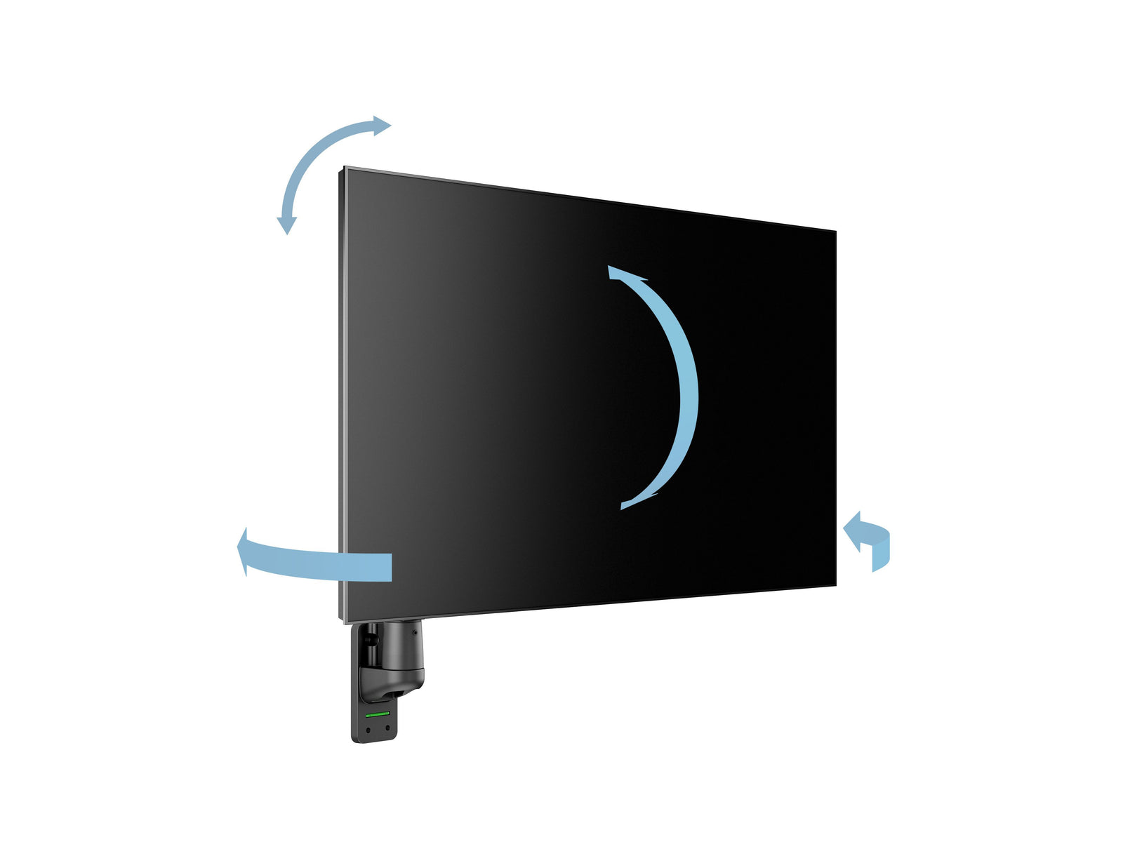 Multibrackets M VESA Gas Lift Arm Wall Monitor Mount for 15"–34" Monitors | 7350105210983