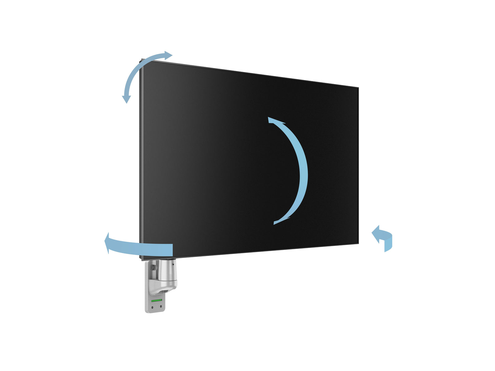 Multibrackets M VESA Gas Lift Arm Wall Monitor Mount for 15"–34" Monitors | 7350105210990