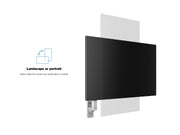 Multibrackets M VESA Gas Lift Arm Wall Monitor Mount for 15"–34" Monitors | 7350105210990