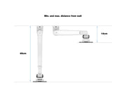 Multibrackets M VESA Gas Lift Arm Wall Monitor Mount for 15"–34" Monitors | 7350105210990