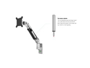 Multibrackets M VESA Gas Lift Arm Wall Monitor Mount for 15"–34" Monitors | 7350105210990