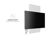 Multibrackets M VESA Gas Lift Arm Wall Monitor Mount for 15"–34" Monitors | 7350105211003