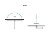 Multibrackets M VESA Gas Lift Arm Wall Monitor Mount for 15"–34" Monitors | 7350105211003