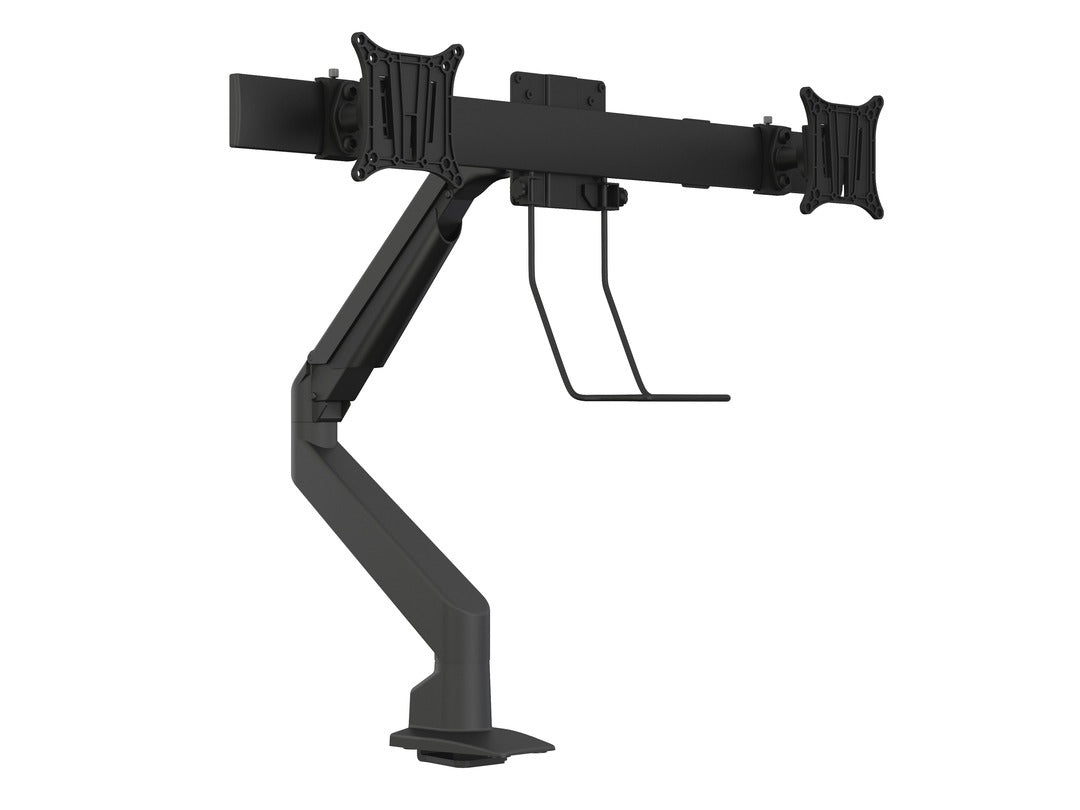 Multibrackets M VESA Gas Lift Dual Monitor Arm with Duo Crossbar for 15"–28" Monitors | 7350073735921
