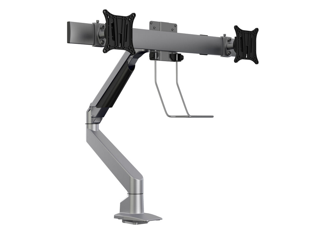 Multibrackets M VESA Gas Lift Dual Monitor Arm with Duo Crossbar for 15"–28" Monitors | 7350073735938