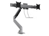 Multibrackets M VESA Gas Lift Dual Monitor Arm with Duo Crossbar for 15"–28" Monitors | 7350073735938