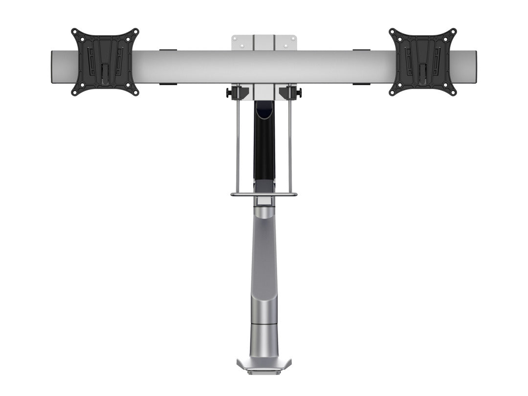 Multibrackets M VESA Gas Lift Dual Monitor Arm with Duo Crossbar for 15"–28" Monitors | 7350073735938