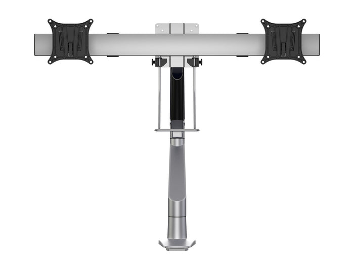 Multibrackets M VESA Gas Lift Dual Monitor Arm with Duo Crossbar for 15"–28" Monitors | 7350073735938 Monitor Arm Desk Mount Multibrackets