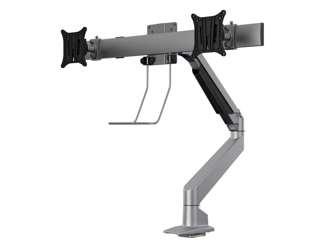 Multibrackets M VESA Gas Lift Dual Monitor Arm with Duo Crossbar for 15"–28" Monitors | 7350073735938
