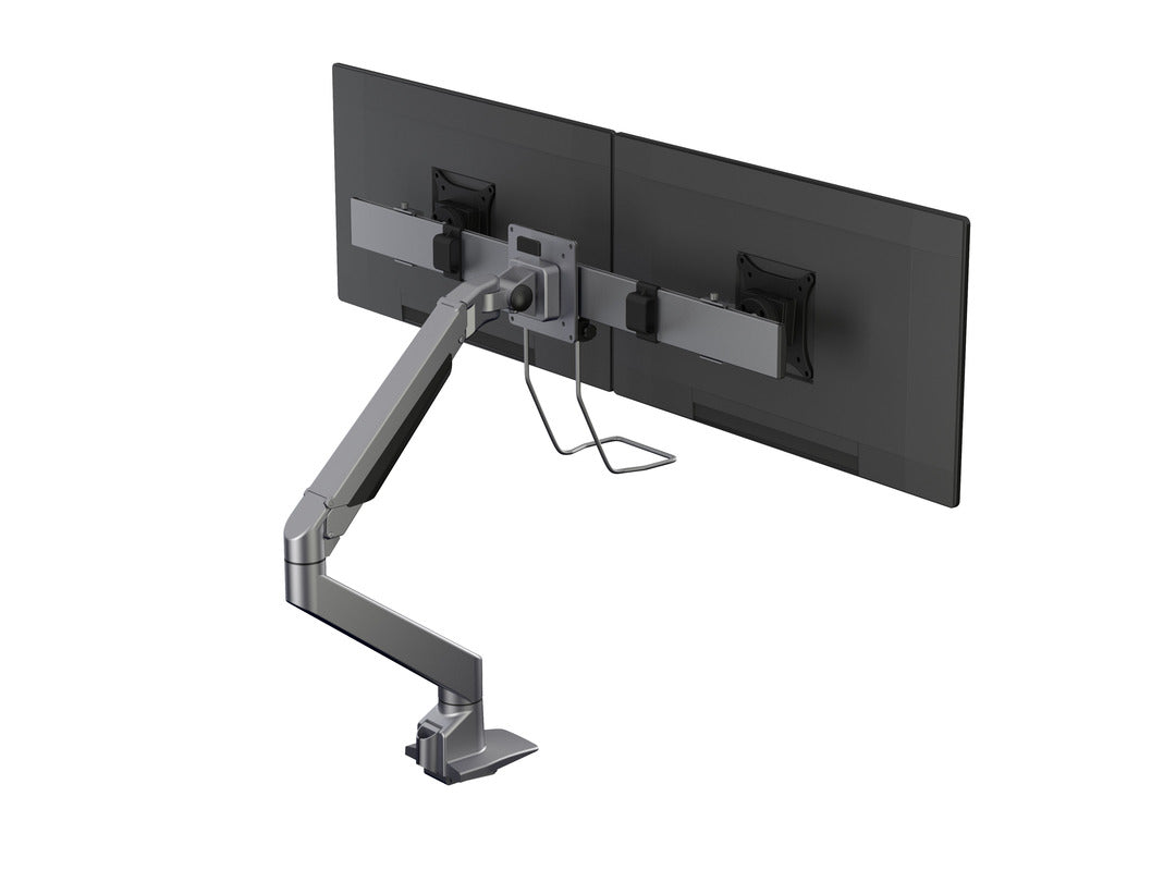Multibrackets M VESA Gas Lift Dual Monitor Arm with Duo Crossbar for 15"–28" Monitors | 7350073735938