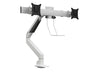 Multibrackets M VESA Gas Lift Dual Monitor Arm with Duo Crossbar for 15"–28" Monitors | 7350073735945