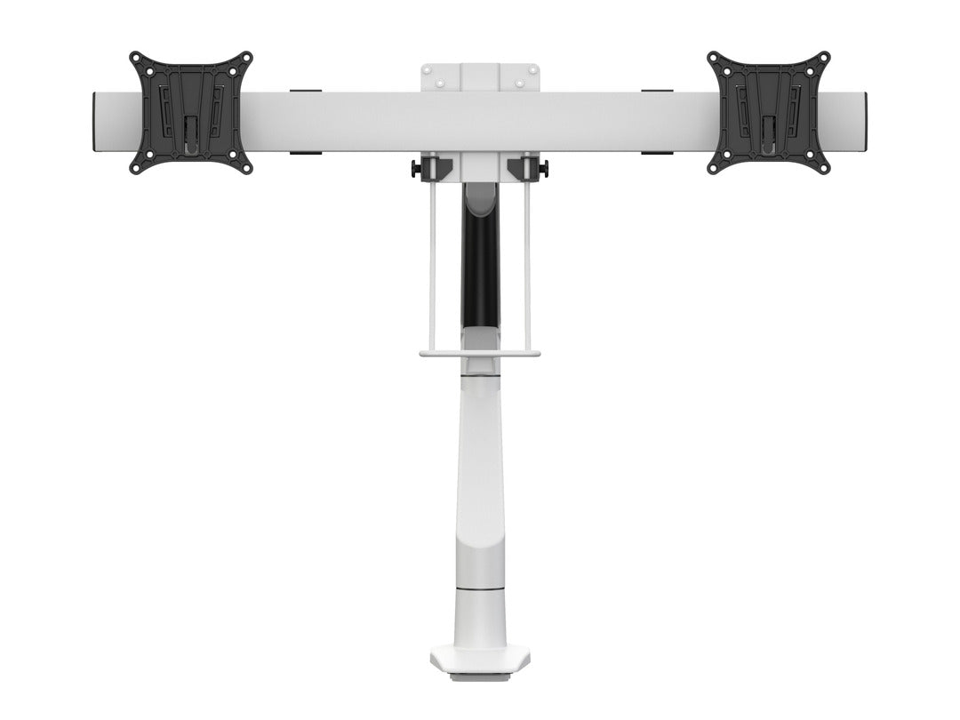 Multibrackets M VESA Gas Lift Dual Monitor Arm with Duo Crossbar for 15"–28" Monitors | 7350073735945