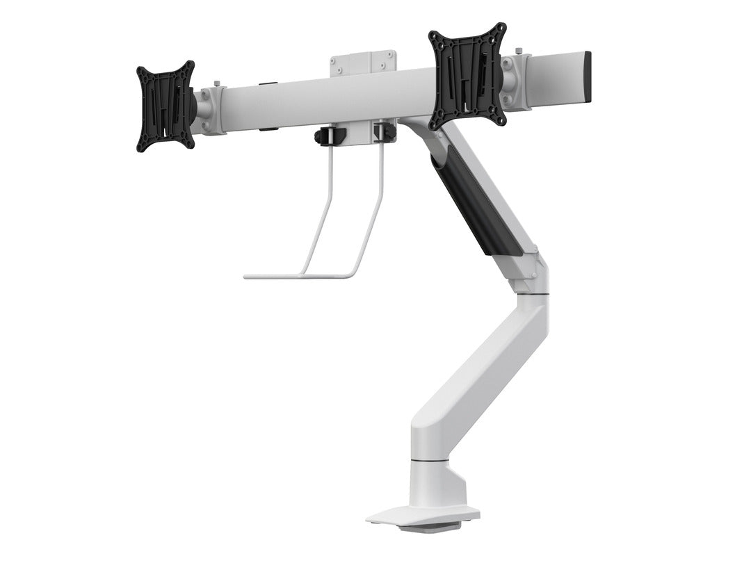 Multibrackets M VESA Gas Lift Dual Monitor Arm with Duo Crossbar for 15"–28" Monitors | 7350073735945