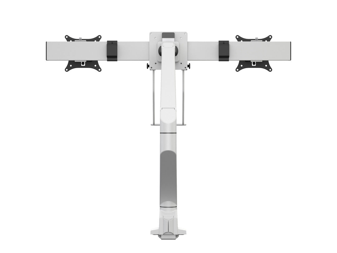 Multibrackets M VESA Gas Lift Dual Monitor Arm with Duo Crossbar for 15"–28" Monitors | 7350073735945