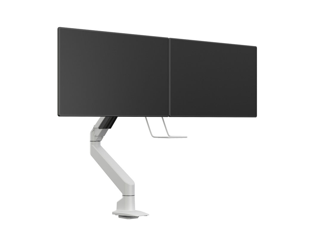 Multibrackets M VESA Gas Lift Dual Monitor Arm with Duo Crossbar for 15"–28" Monitors | 7350073735945